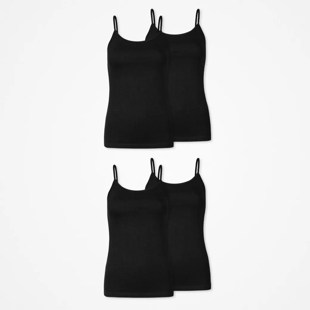Damen Spaghetti Tops aus Bio-Baumwolle