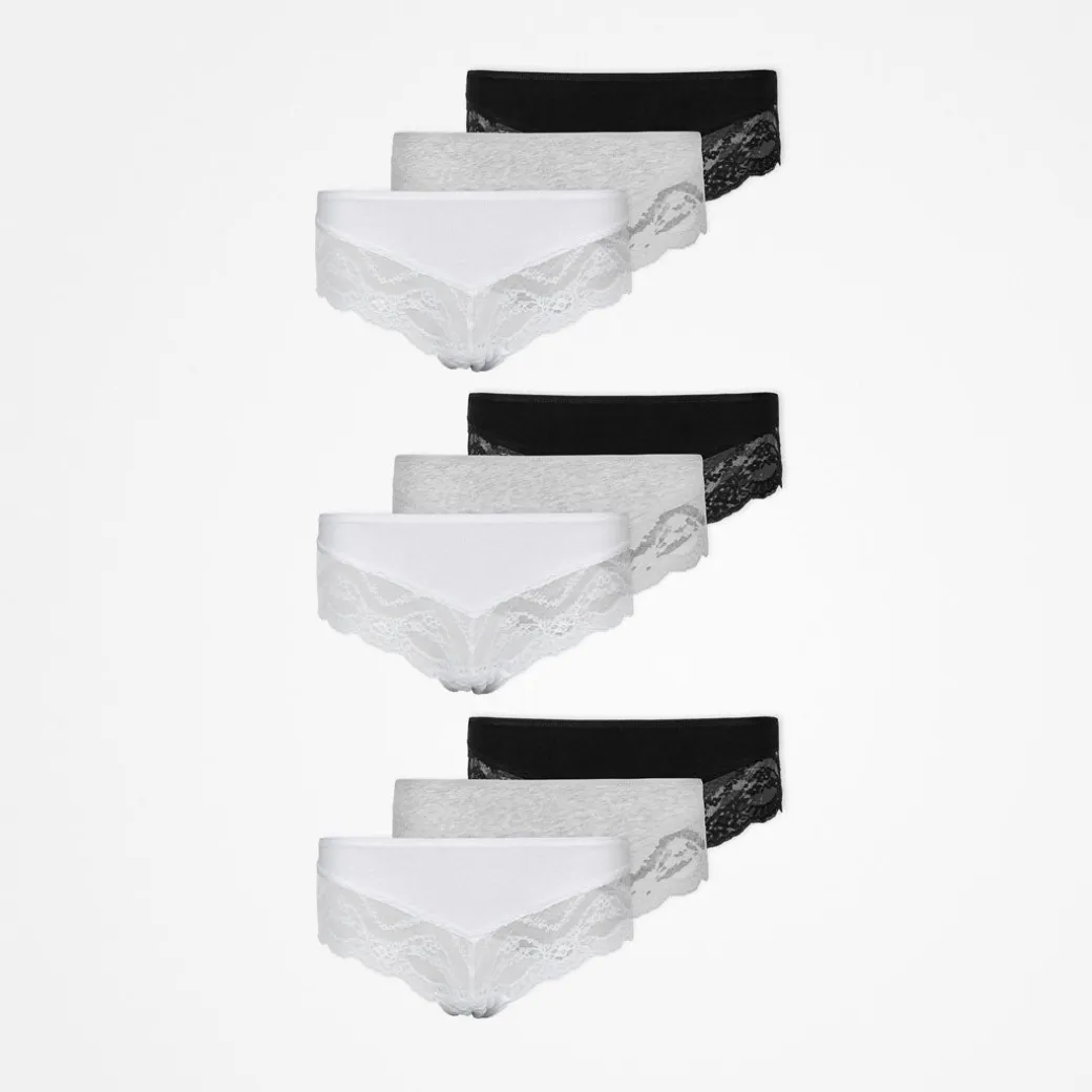 Hipster Panties mit Spitze aus Bio-Baumwolle