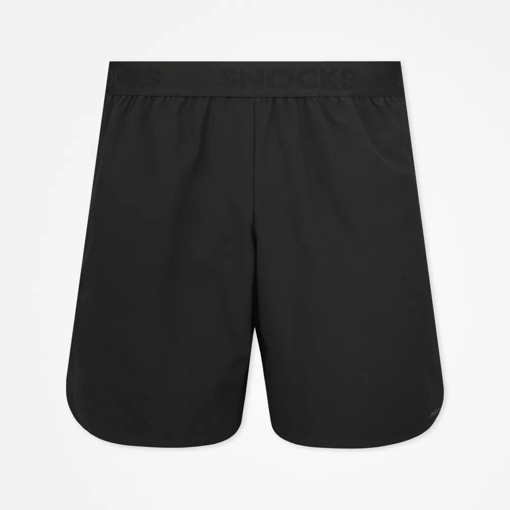Kurze Sporthose mit Logo Herren