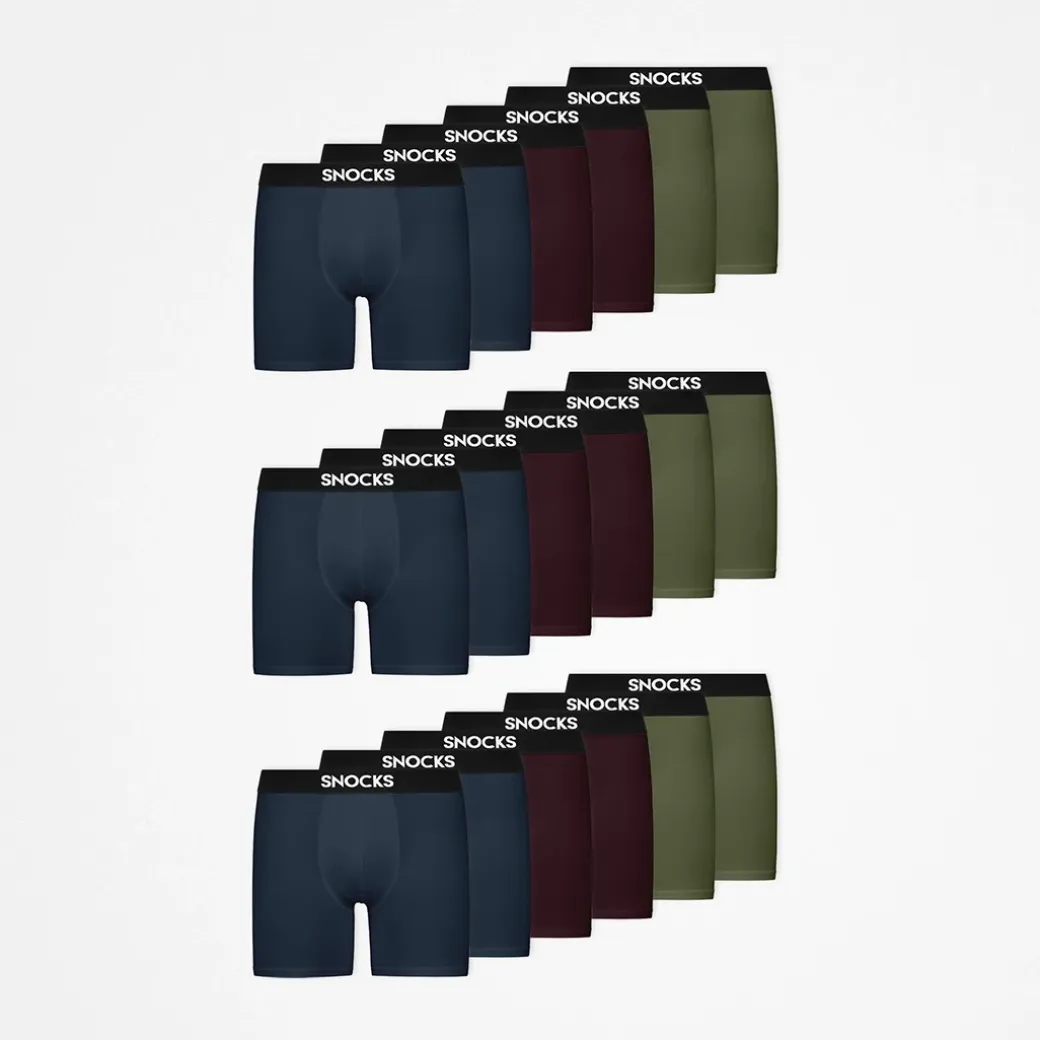 Lange Boxershorts aus Bio-Baumwolle