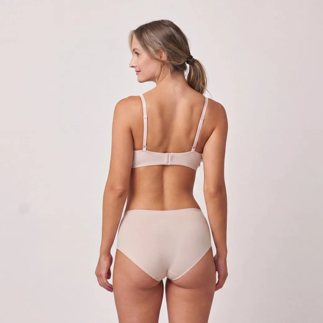 Microfiber High Waist Seamless Hipster aus recyceltem Polyamid
