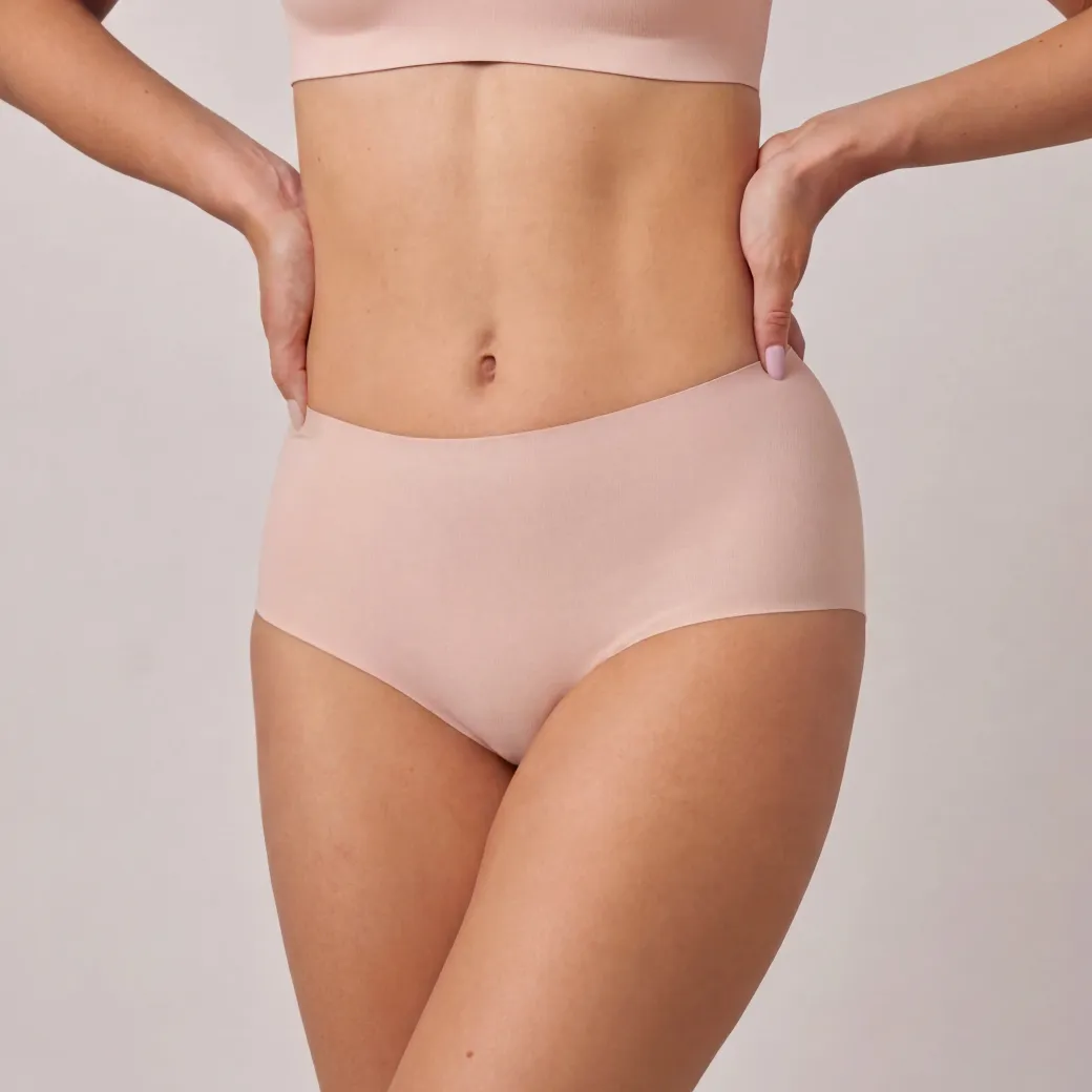 Microfiber High Waist Seamless Hipster aus recyceltem Polyamid
