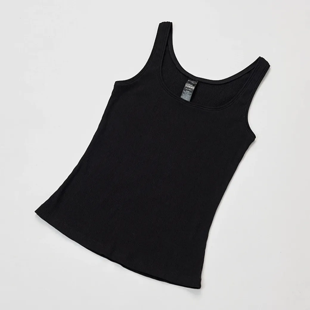 Ripp Tank Top Damen aus Bio-Baumwolle