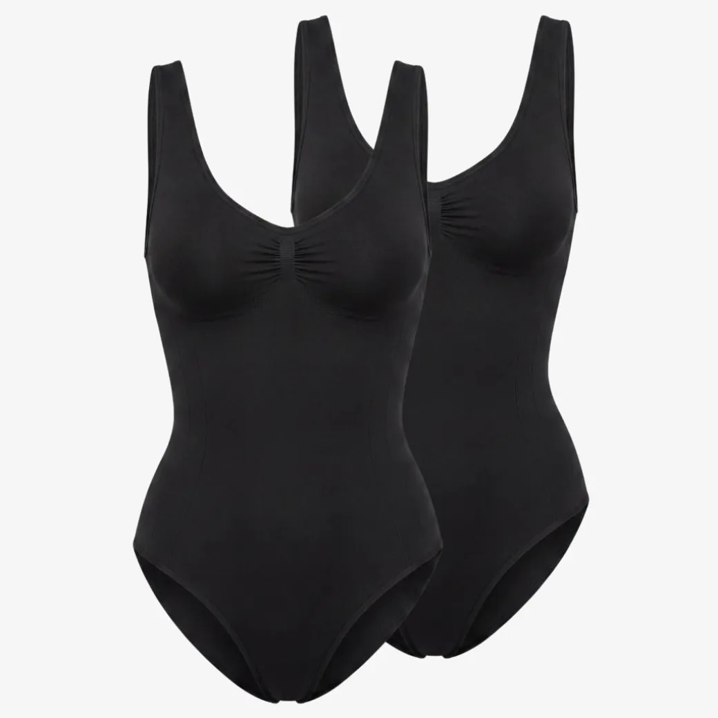 Shaping Body mit breiten Trägern