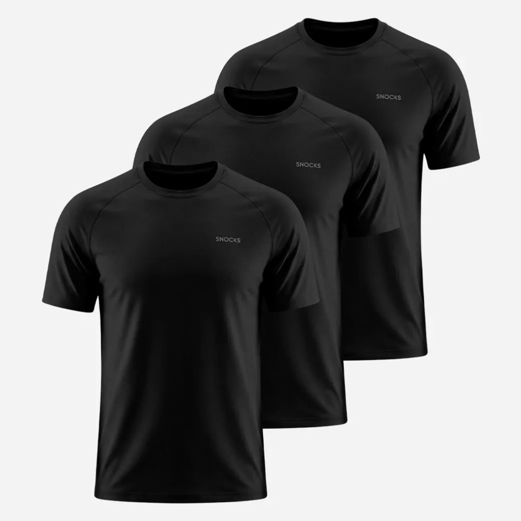 Trainingsshirt Raglan Herren aus recyceltem Polyamid