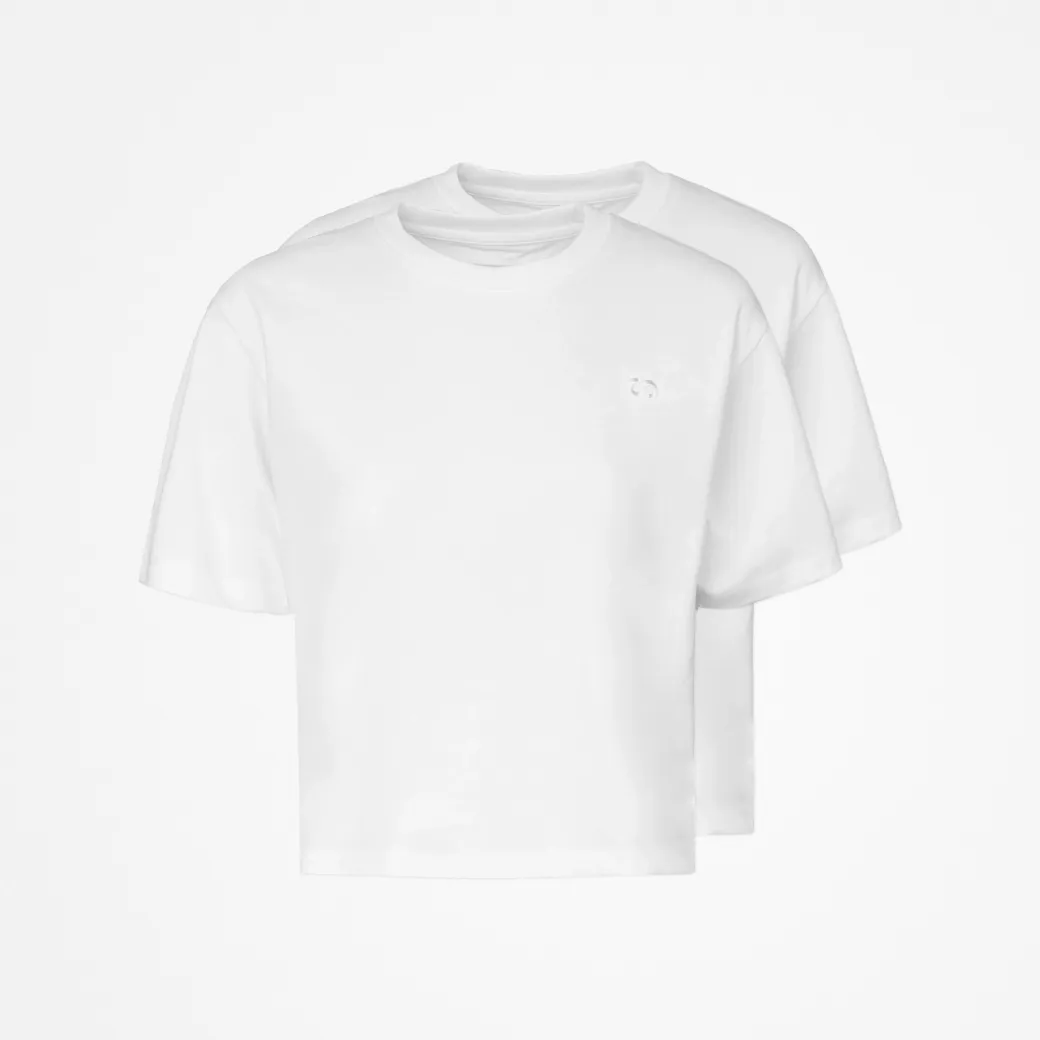 T-Shirt Cropped Damen aus Bio-Baumwolle