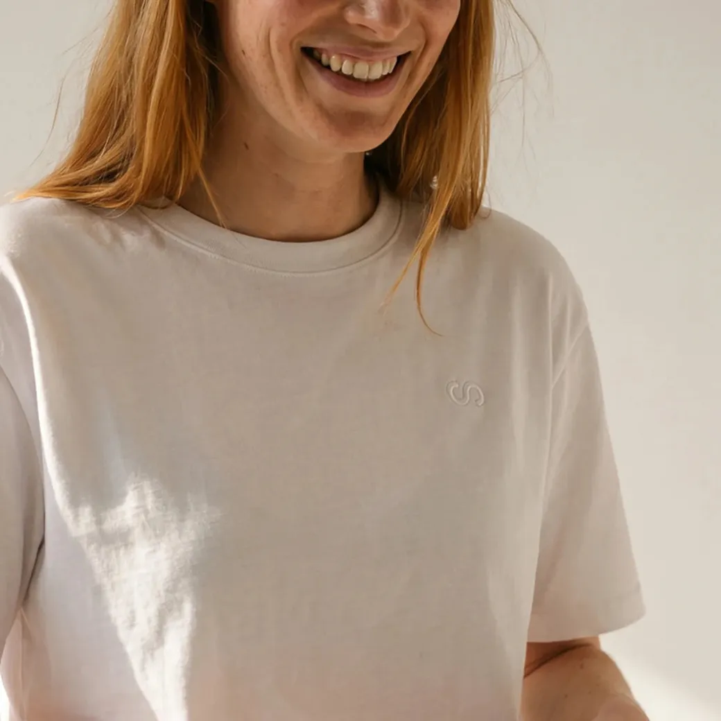 T-Shirt Cropped Damen aus Bio-Baumwolle